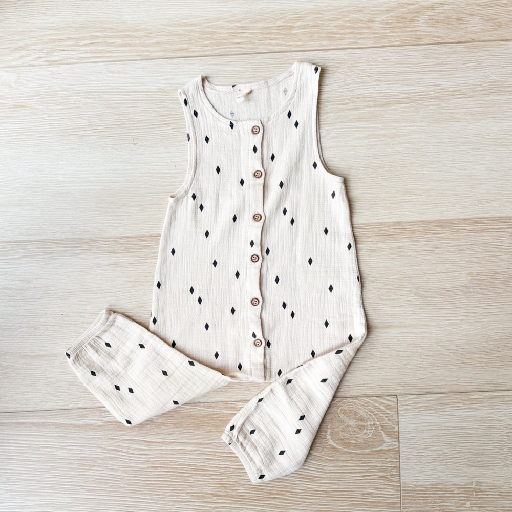 Quincy Mae Organic Cotton Jumpsuit, 18-24m